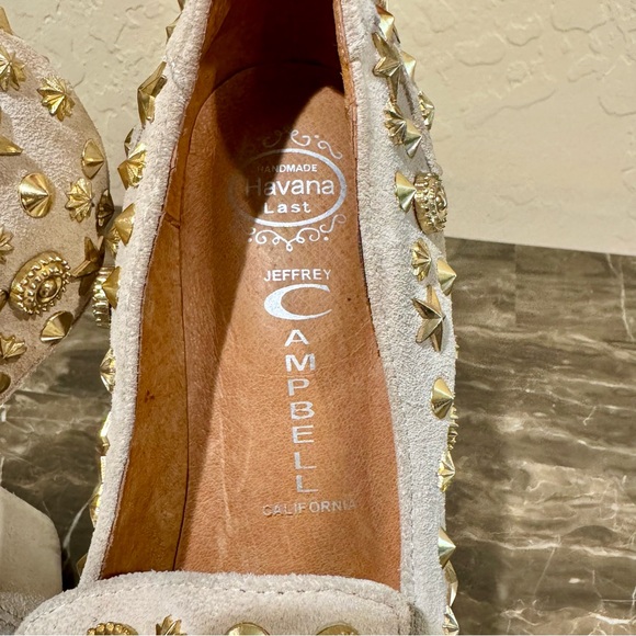 Jeffrey Campbell Blake Stud Heel-less Studded Suede Platforms - Picture 11 of 12